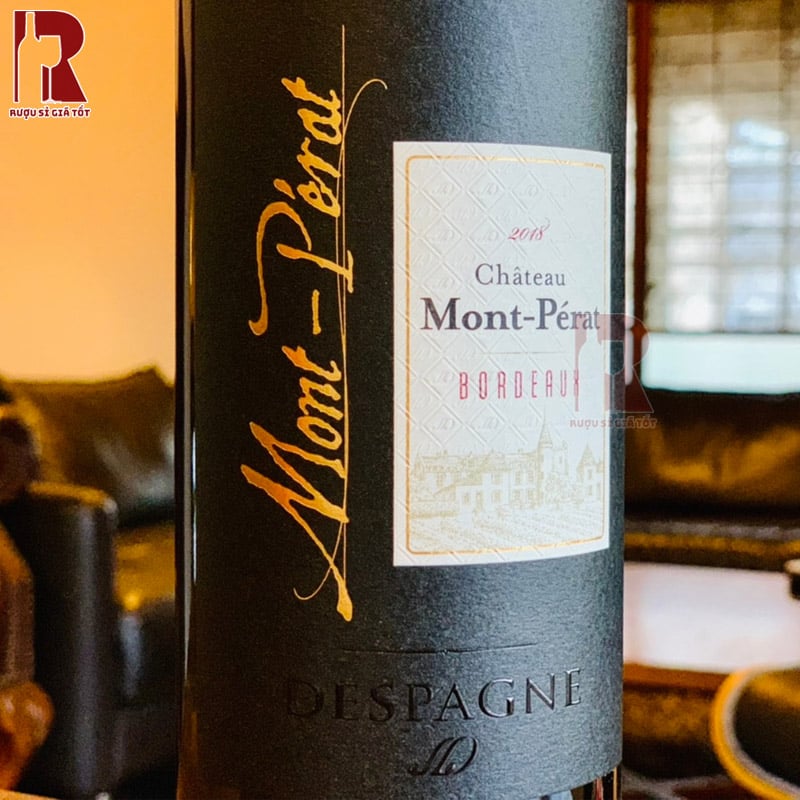 Vang Chateau Mont Perat Bordeaux Blanc sảng khoái và mượt mà