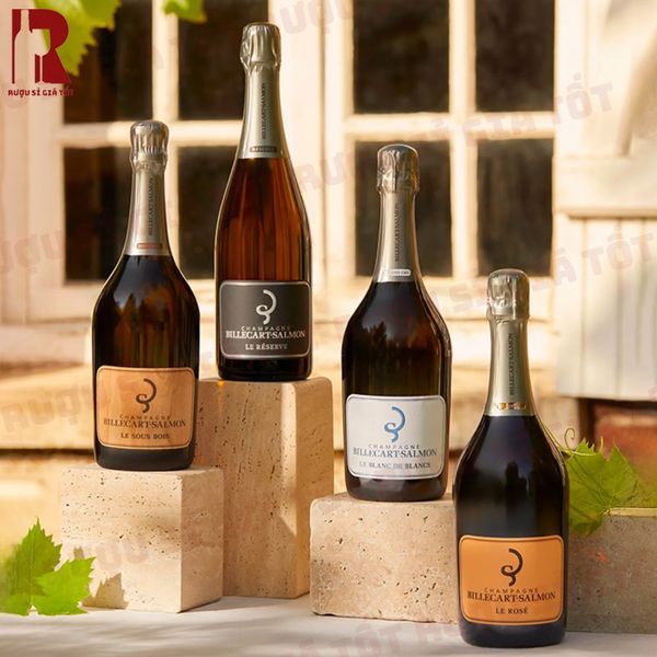 Rượu Champagne Billecart-Salmon khai tiệc