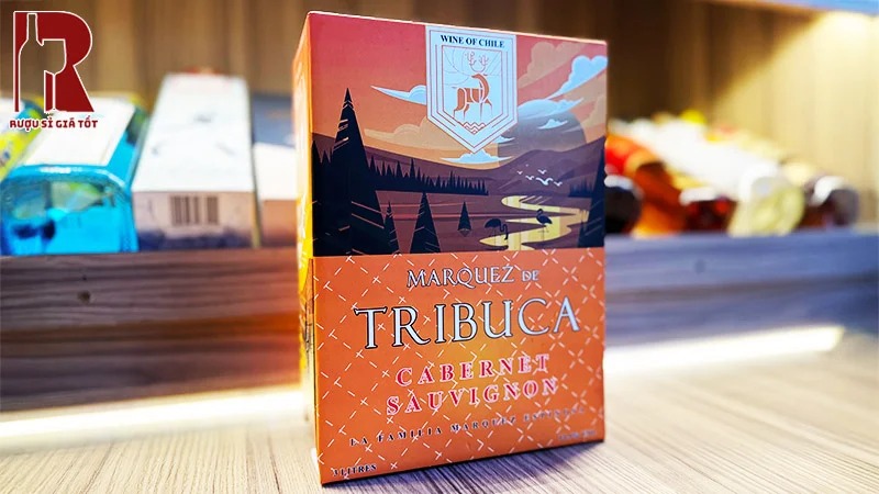 Vang Bịch Tribuca 3L Cabernet Sauvignon có giá thành hợp lý cùng vị rượu dễ uống
