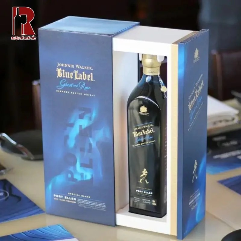 Whisky Johnnie Walker Blue Ghost And Rare Port Ellen là sự kết nối giữa quá khứ và hiện tại