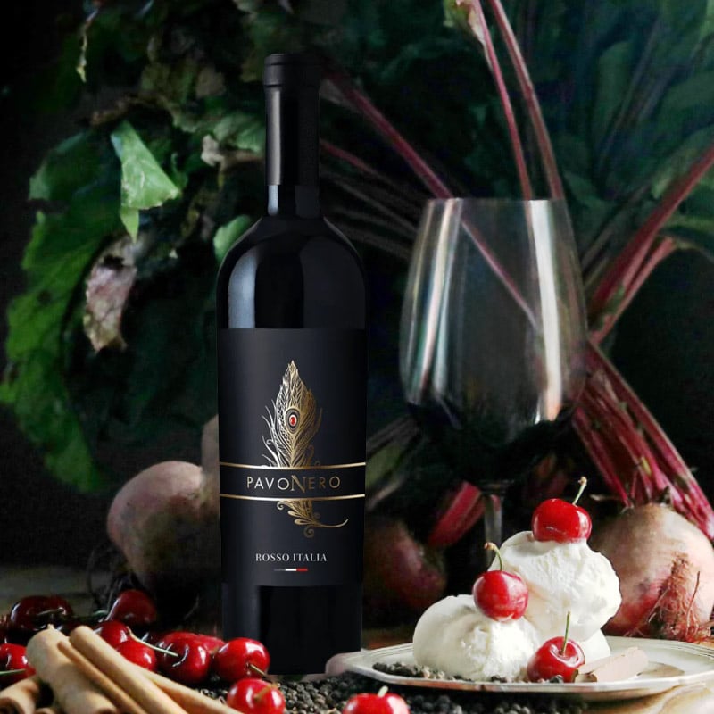 PavoNero Rosso D’Italia là chai vang hoàn hảo cho các bữa ăn sang trọng bởi vị rượu đậm đà, tinh tế