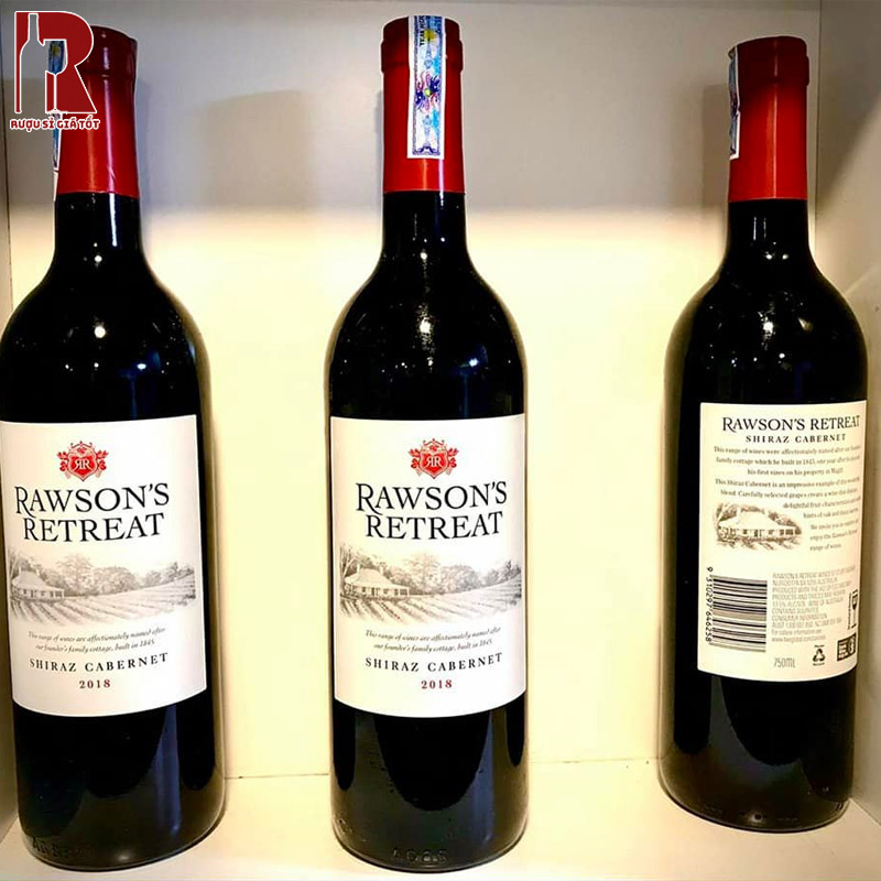 Rượu Penfolds Rawson's Retreat Shiraz Cabernet sẽ có vị đậm đà của Shiraz và nét chua cân bằng