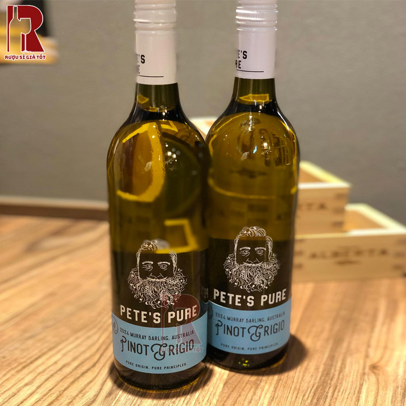Các lưu ý khi sử dụng rượu Petes Pure Pinot Grigio