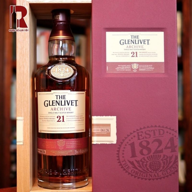 Glenlivet 21 được ủ tỉ mỉ với thời gian lên đến 21 năm
