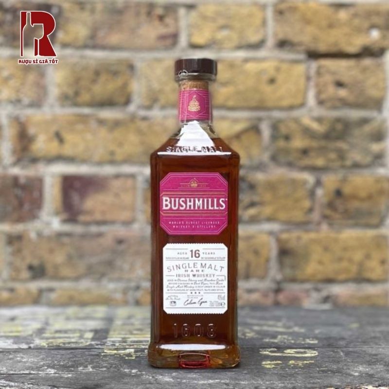 Hậu vị sâu lắng và êm dịu của chai Bushmills 16