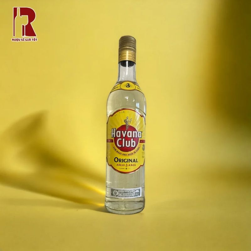 Hương vị phong phú và đậm đà trong từng chai rum Havana Club Añejo 3 Años