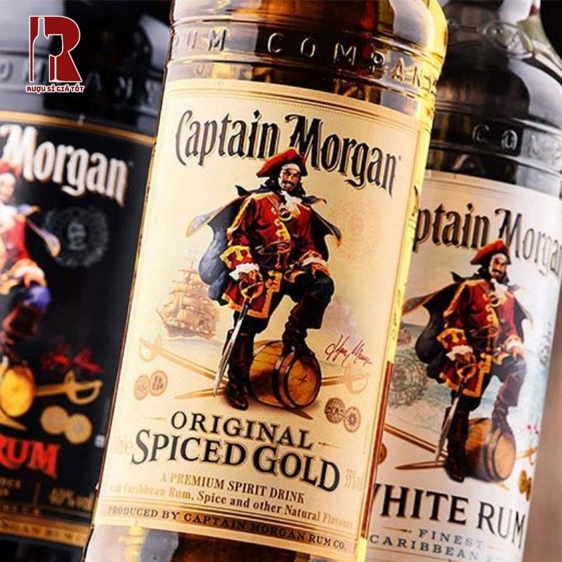 Chai rum Captain Morgan Spiced Gold phù hợp cho nhiều dịp sử dụng