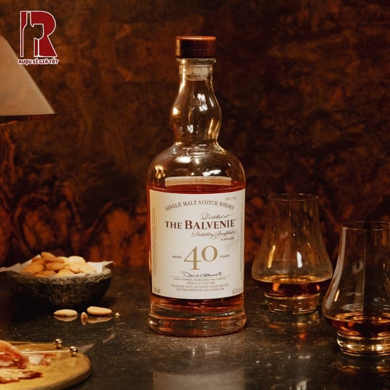 Balvenie 40 Năm đem đến trải nghiệm vị rượu có chiều sâu, hài hòa và mượt mà