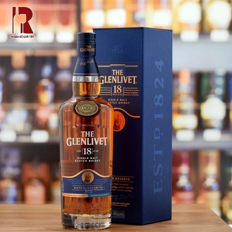 Rượu Glenlivet 18 và các tầng hương thơm tròn trịa, tinh tế