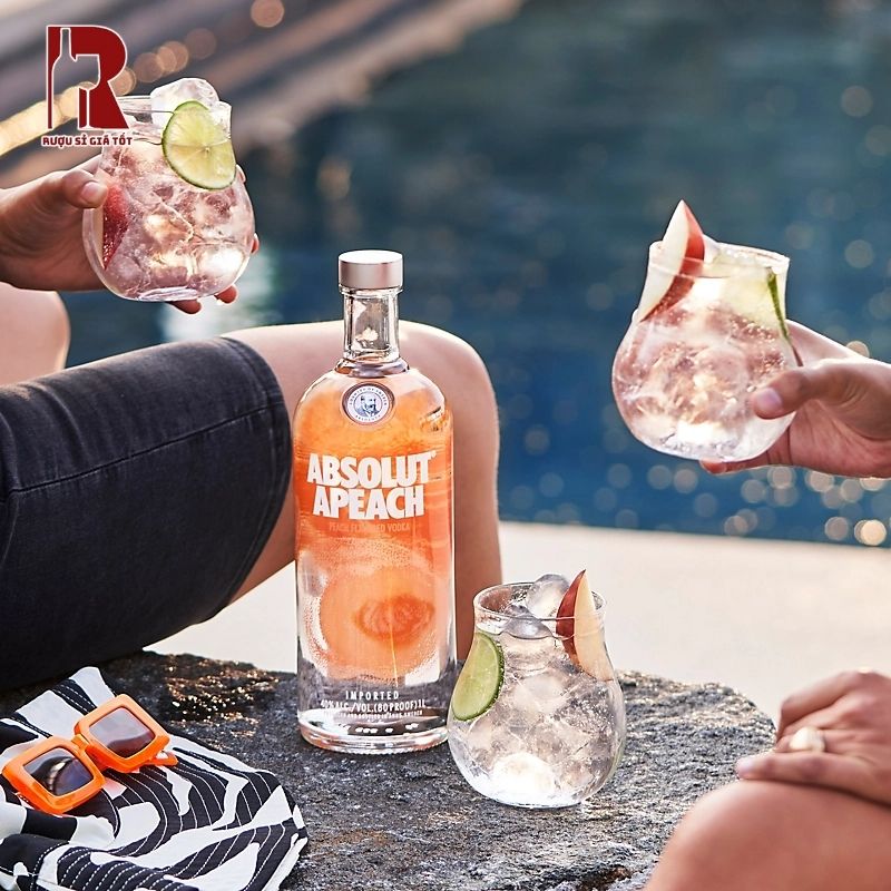 Các lớp hương thơm và mùi vị phong phú của chai Vodka Absolut Apeach