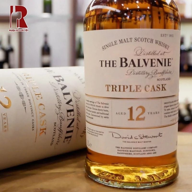 Balvenie 12 mang đến sự êm ái, phức hợp và hậu vị kéo dài trong từng hớp rượu