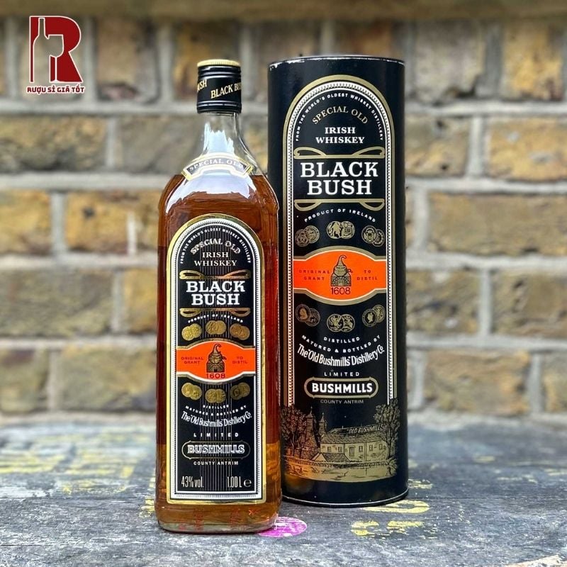 Sự pha trộn nguyên liệu hoàn hảo trong từng chai Bushmills Black Bush