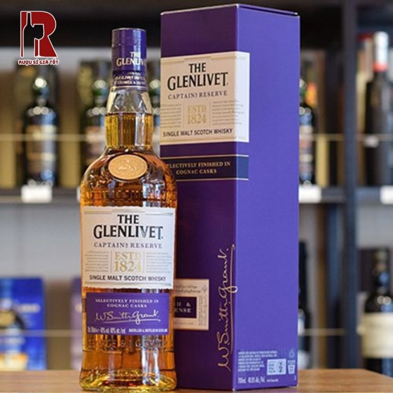 Cách thưởng thức chai rượu Glenlivet Captain's Reserve Cognac Casks tốt nhất