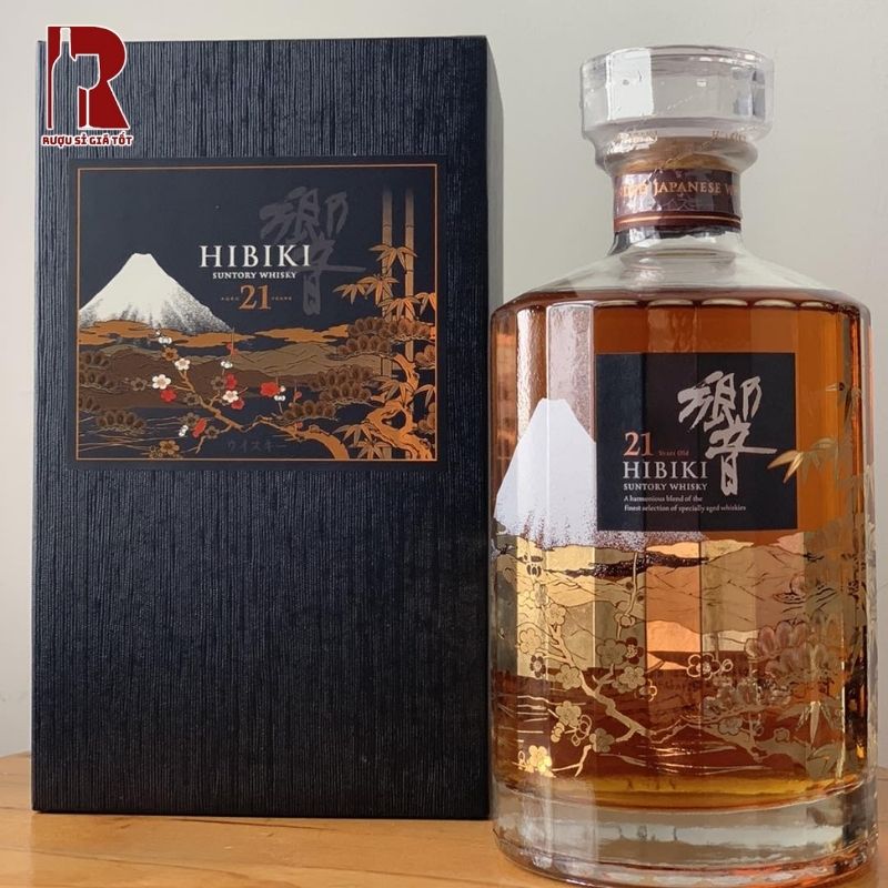 Chai whisky Hibiki 21 Limited cao cấp và thượng hạng từ đất nước Mặt trời mọc