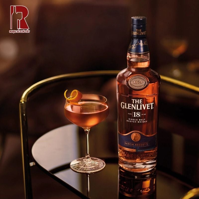 Rượu Glenlivet 18 là lựa chọn tuyệt vời cho các buổi ăn trang trọng