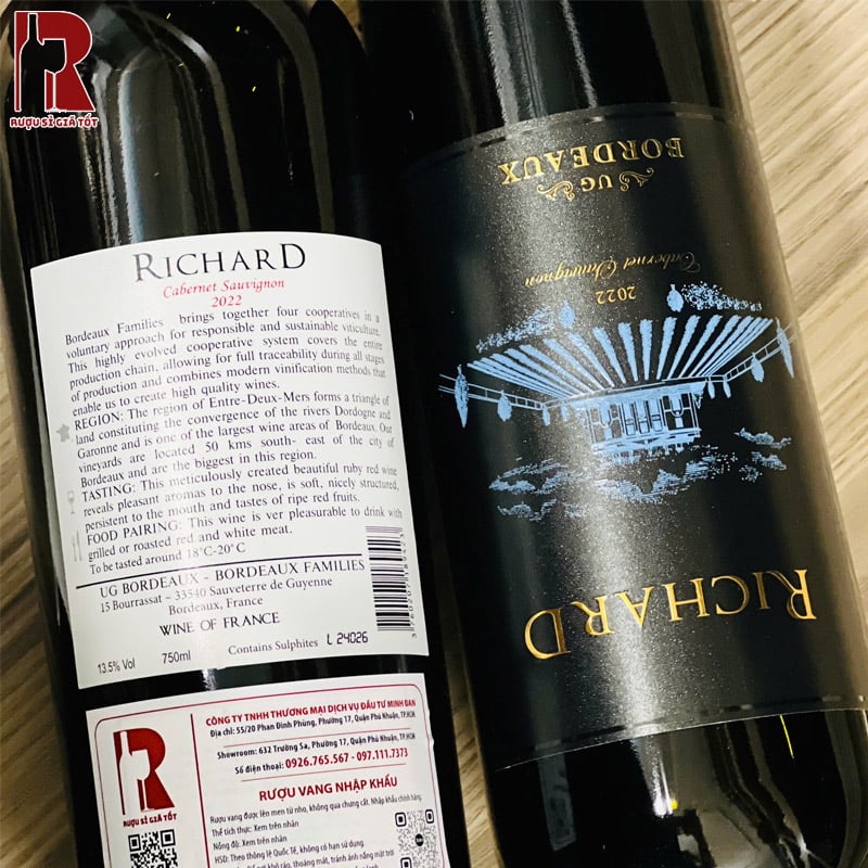 Thưởng Thức Và Kết Hợp Ẩm Thực Đúng Điệu Với Richard UG Bordeaux