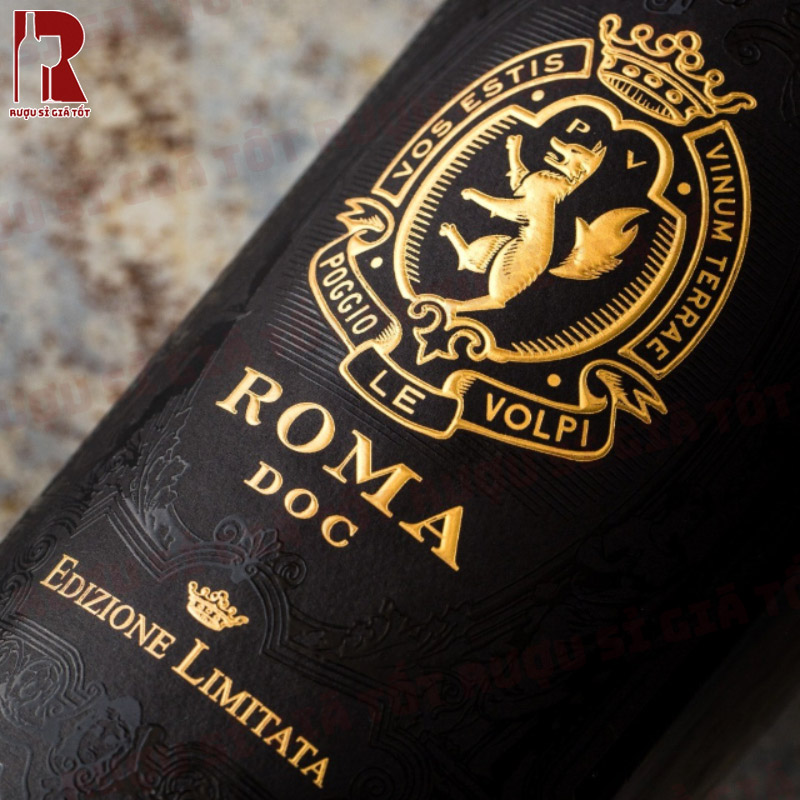 Roma Rosso Edizione Limitata DOC là một trong những chai vang đỏ nổi bật nhất từ nước Ý