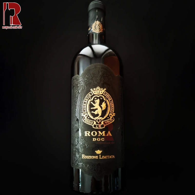 Chai Roma Rosso Edizione Limitata DOC nên được dùng ở tầm 16-18 độ C nhằm có hương vị tốt nhất