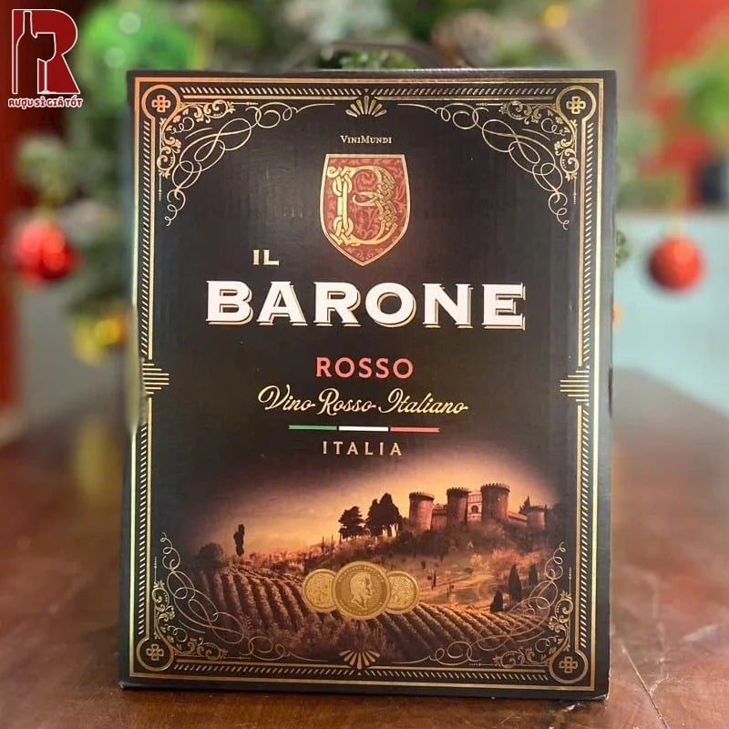 Rượu vang bịch IL Barone Rosso phù hợp để sử dụng trong nhiều dịp bởi sự tiện lợi