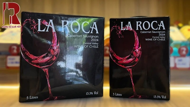 Rượu vang bịch La Roca tiện lợi và dễ uống