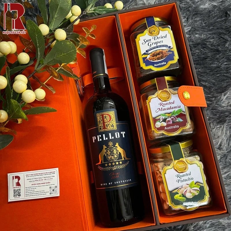 Pellot Shiraz mượt mà, phù hợp với các món thịt đỏ, các món hầm đậm vị