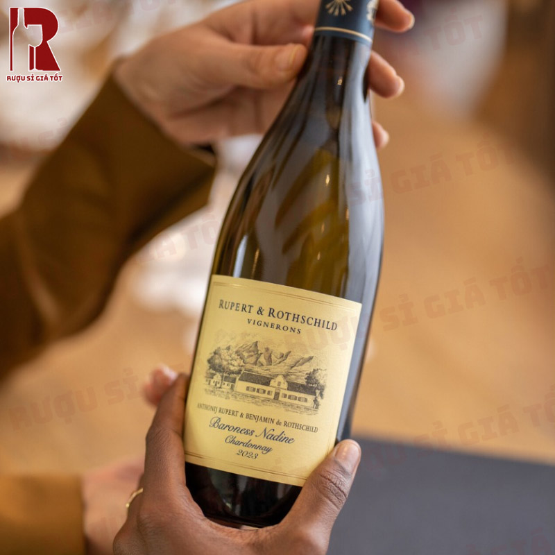 Vang Mỹ Trắng Rupert Rothschild Baroness Nadine Chardonnay sang trọng