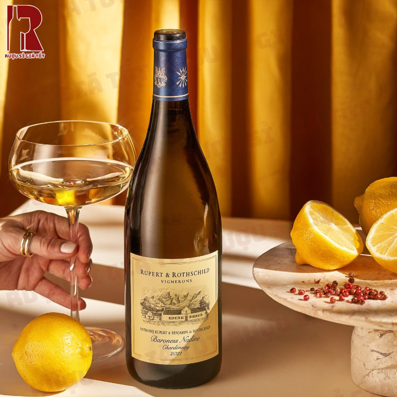 Vang Mỹ Trắng Rupert Rothschild Baroness Nadine Chardonnay với giá hợp lý
