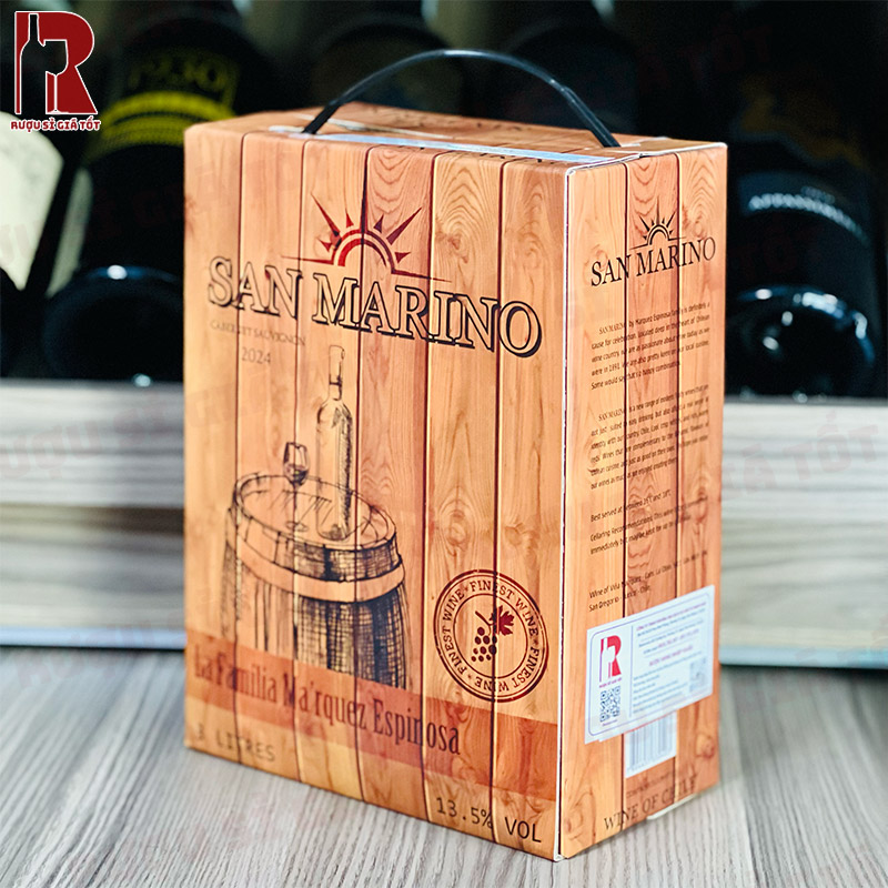 Rượu Vang Bịch Chile San Marino Cabernet Sauvignon giá rẻ