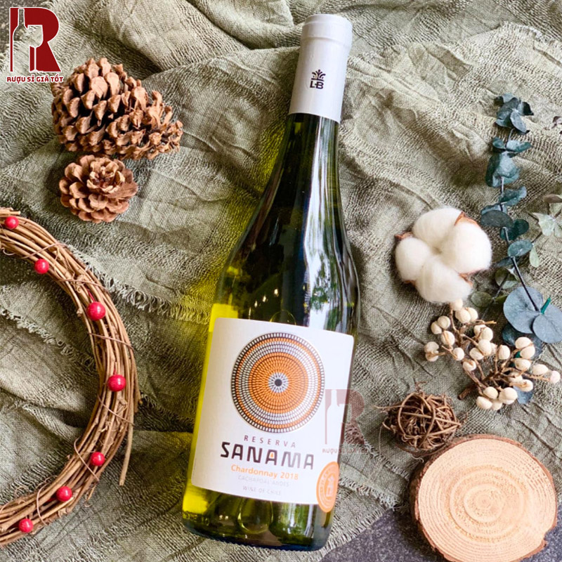 Sanama Reserva Chardonnay được tạo nên từ những trái nho cao cấp nhất từ thung lũng Cachapoal