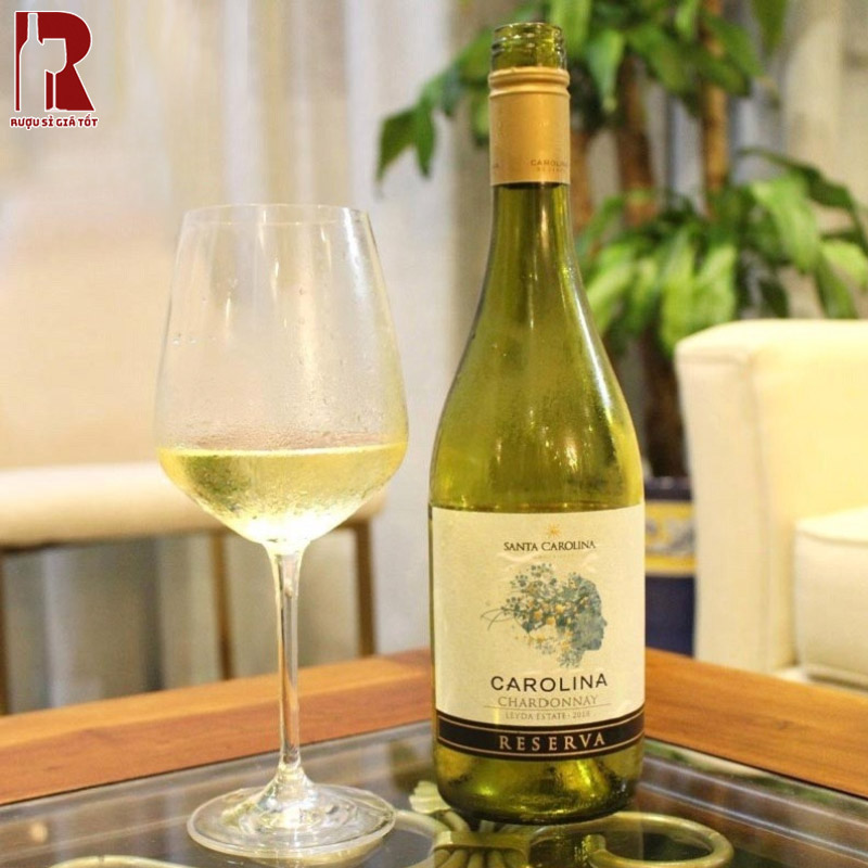 Vang Chile Trắng Santa Carolina Reserva Chardonnay ngon miệng