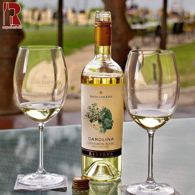 Vang Santa Carolina Reserva Sauvignon Blanc nhẹ nhàng êm ái