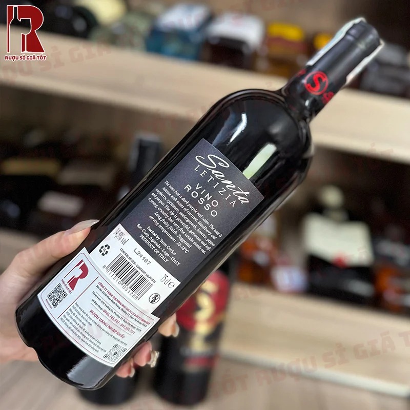 Santa Letizia Vino Rosso được sản xuất với nhiều công nghệ tiên tiến, đem đến chất lượng tuyệt đối