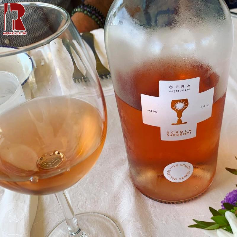 Phân Hạng Nardo DOC Của Schola Sarmenti O'Pra Negroamaro Rosé DOC