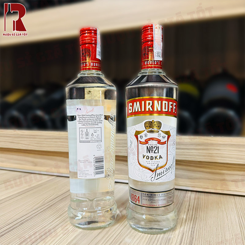 Rượu Vodka Smirnoff nhập khẩu chính hãng