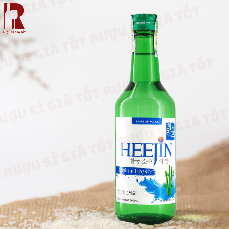 Cách Thưởng Thức Heejin Soju Chuẩn Người Hàn
