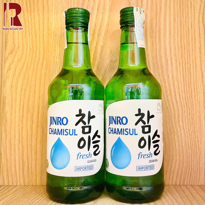 Rượu Soju Jinro Chamisul Fresh nhập khẩu