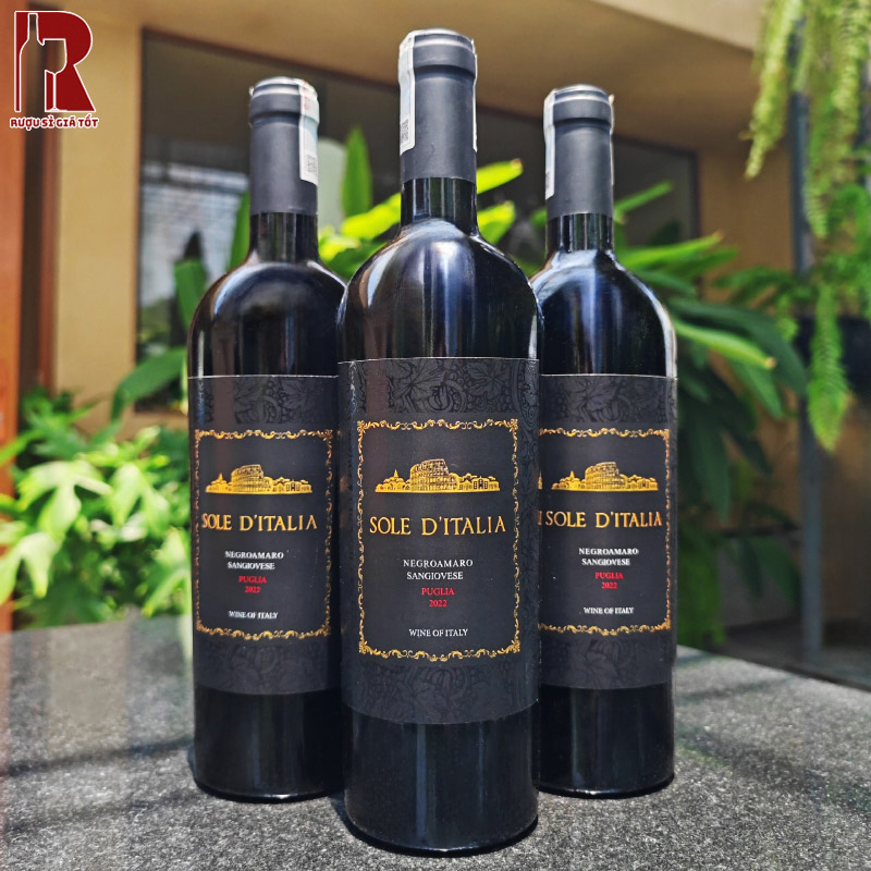 Địa chỉ mua rượu vang Ý đỏ Sole Rosso