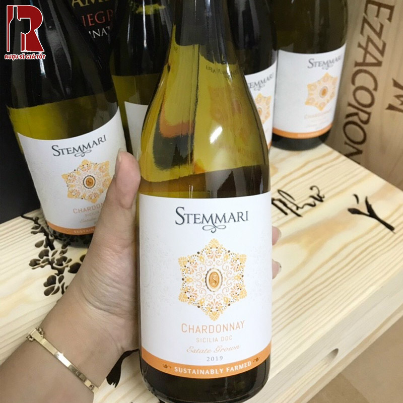 Khám Phá Chai Vang Ý Tươi Mới Stemmari Chardonnay Siciliane DOC