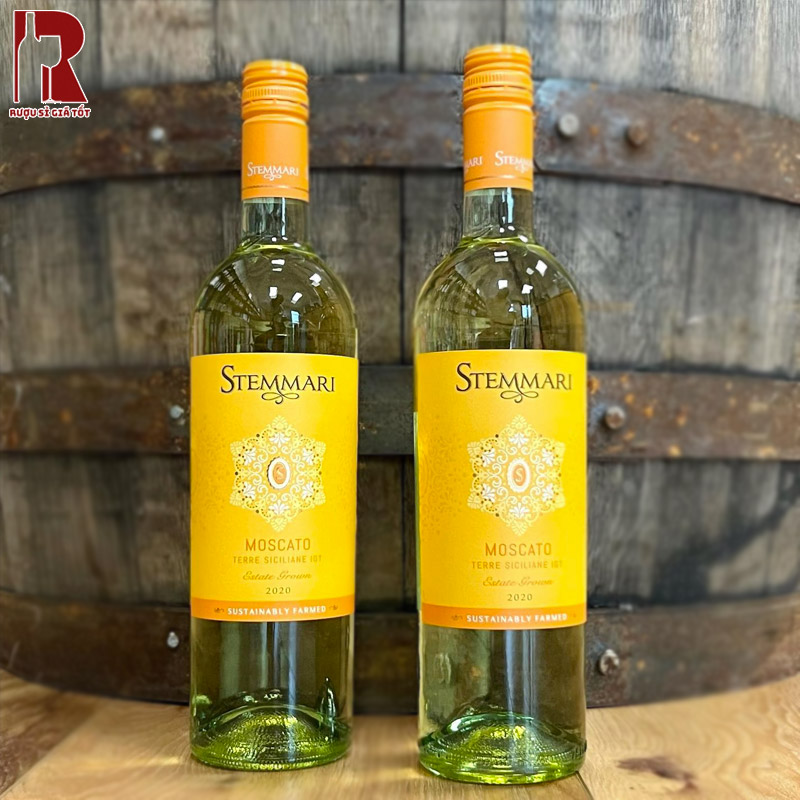 Vang Stemmari Moscato Siciliane IGT - Vị Ngọt Của Nắng Địa Trung Hải
