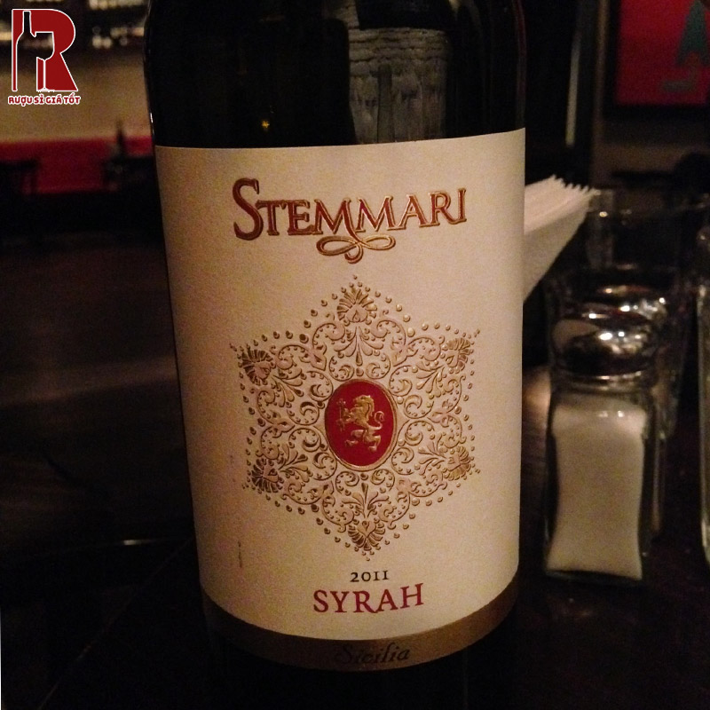Hương Vị Ấn Tượng Của Stemmari Shiraz Siciliane DOC