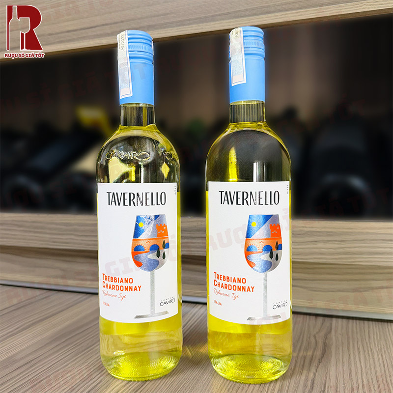 Rượu Vang Ý Trắng Tavernello Trebbiano Chardonnay Rubicone đem đến các tầng hương thơm đặc biệt