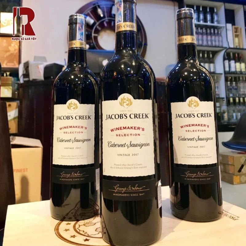 Rượu vang đỏ Jacob's Creek giá rẻ