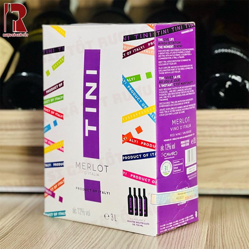 Quy trình sản xuất phức tạp từ rượu vang Tini Merlot