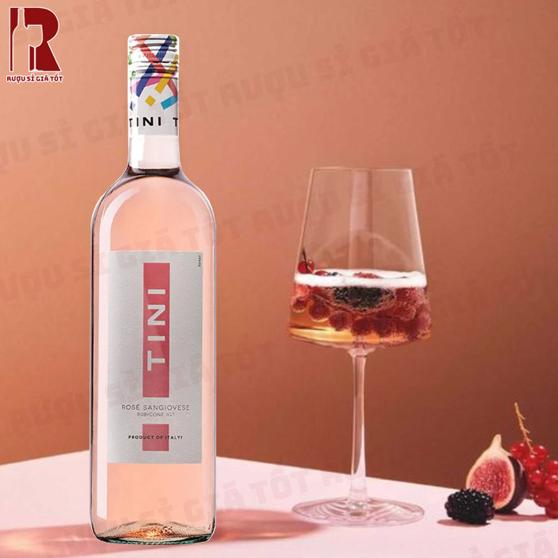 Đặc trưng rượu vang Ý Tini hồng Sangiovese Rubicone
