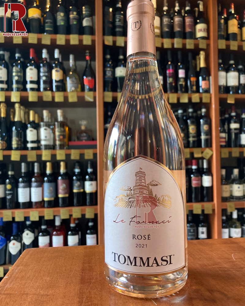 Rượu vang Tommasi Le Fornaci Rosé đầy tinh tế, đậm chất Địa Trung Hải