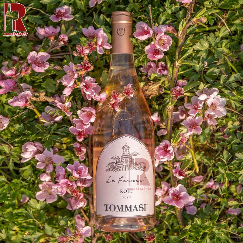 Rượu vang Tommasi Le Fornaci Rosé cân bằng và tinh khiết