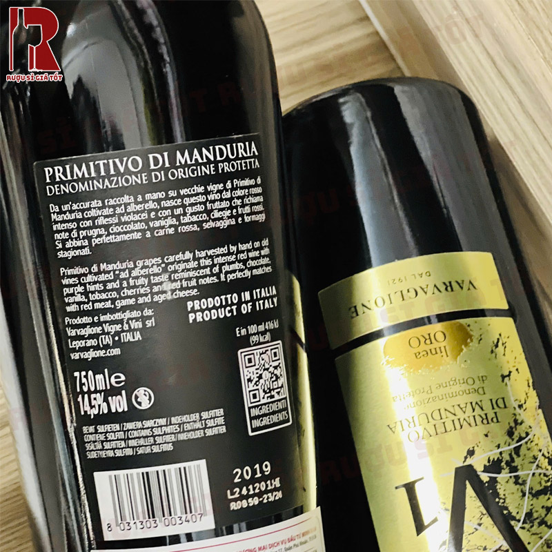 Lưu Ý Khi Bảo Quản Rượu V1 Primitivo Di Manduria