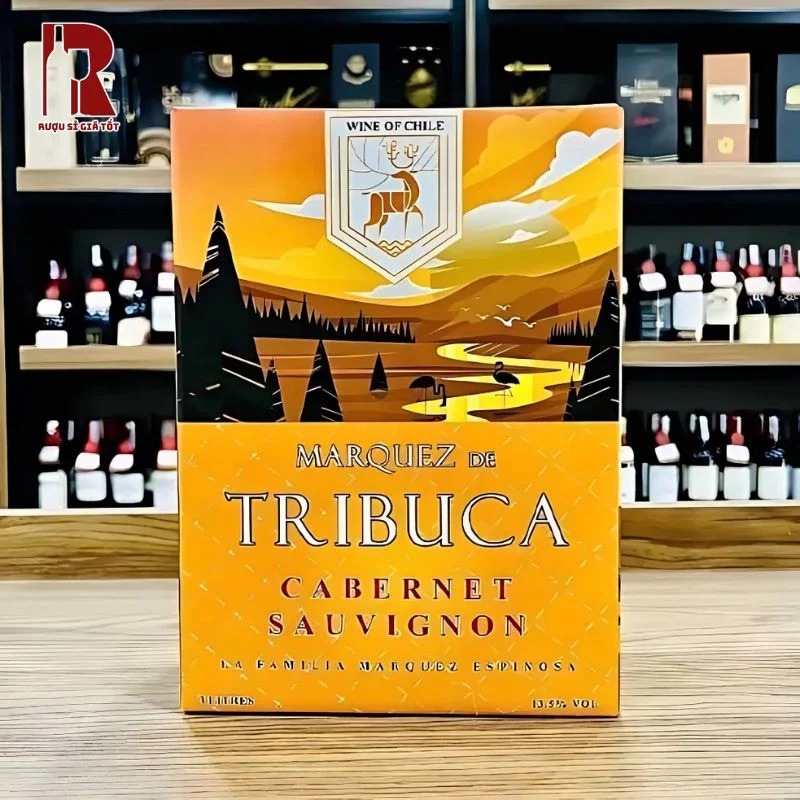 Vang Bịch Tribuca 3L Cabernet Sauvignon là sản phẩm rượu đẳng cấp đến từ Chile