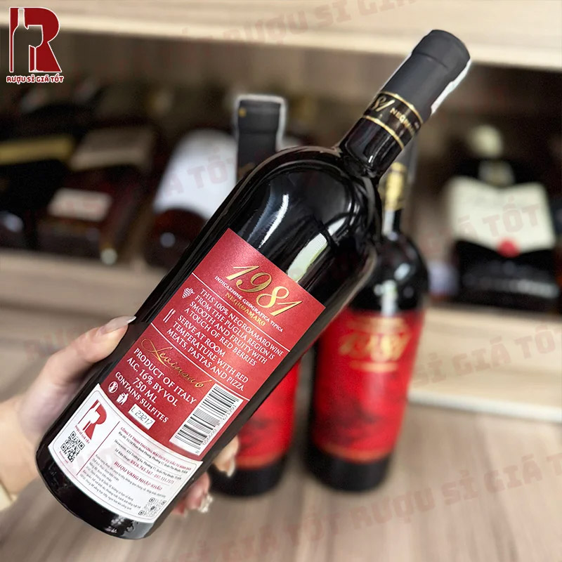 Giá rượu vang 1981 Negroamaro tại Hà Nội