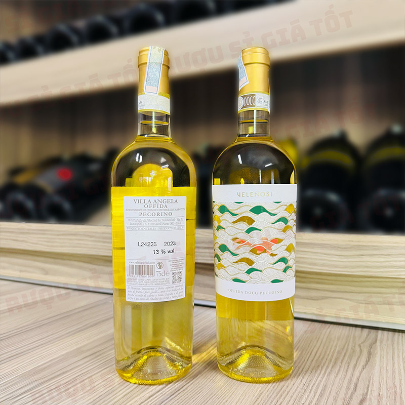 Rượu vang trắng Ý Velenosi Villa Angela Pecorino Offida DOCG